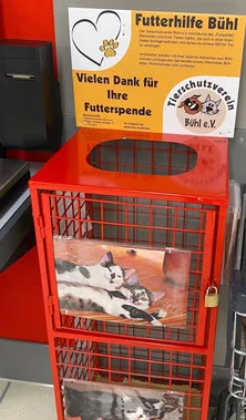 Futterhilfe Spendenbox